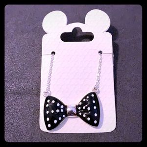 Disney, Black and White bow tie necklace